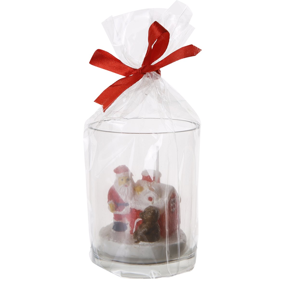 Lumignon décoration de Noël avec bougie 10cm - 2278