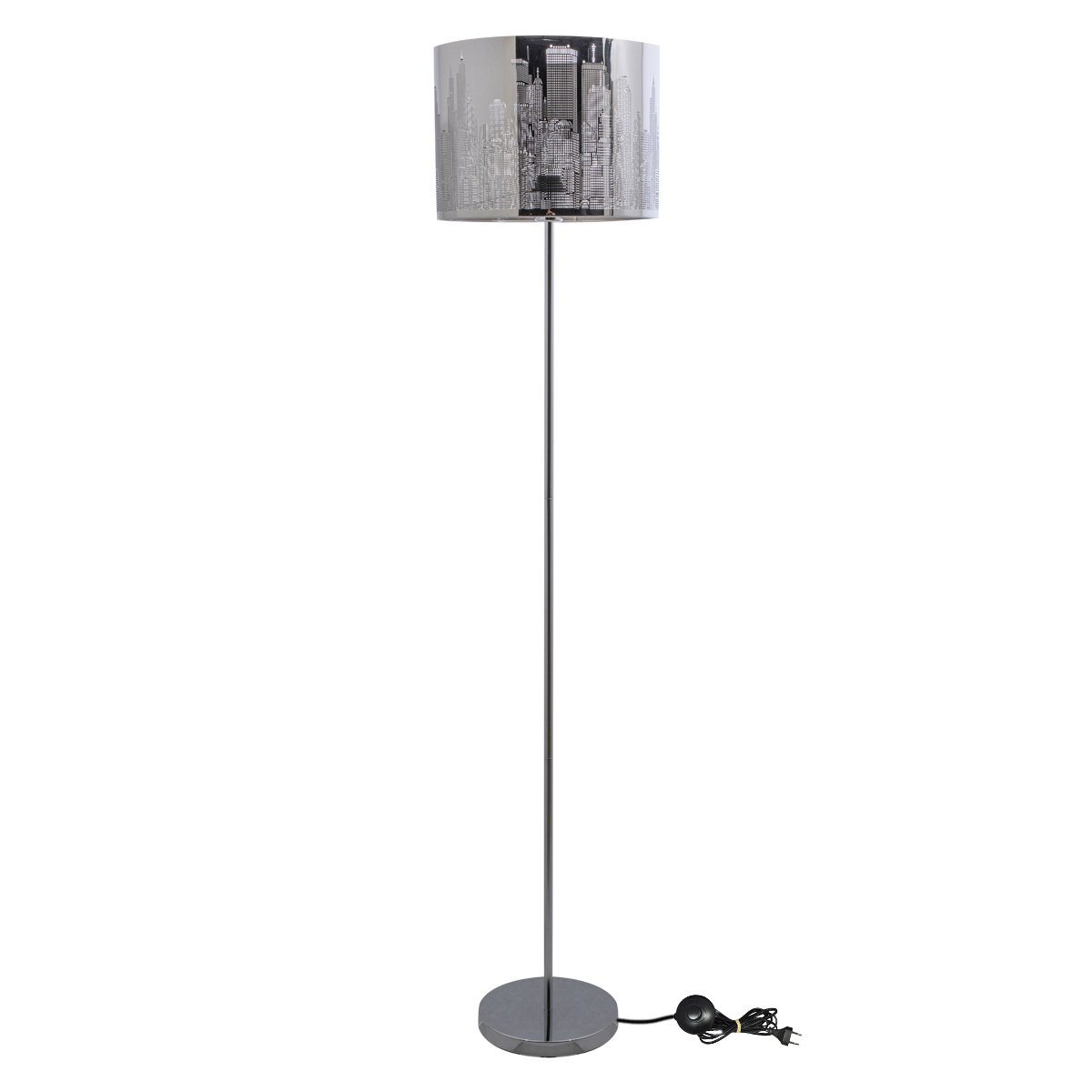 lampadaire abat jour metal