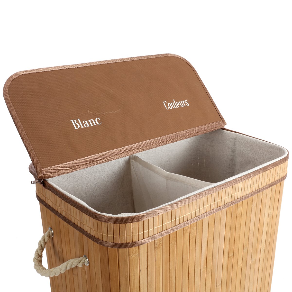 panier a linge double action