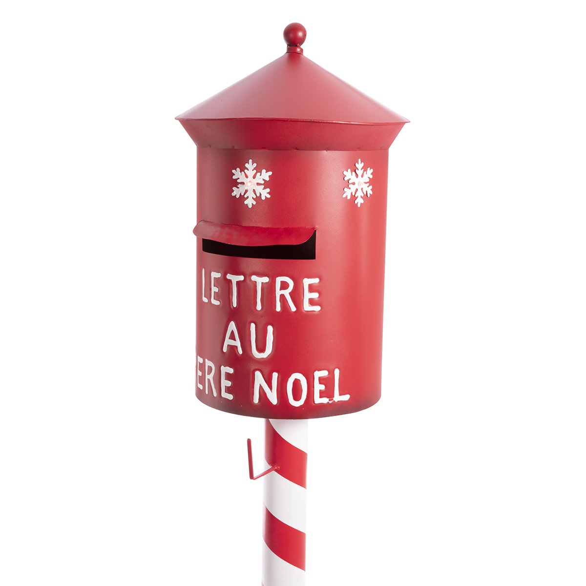 Boite aux lettres sur pied décoration de Noël en métal et LED - 2693