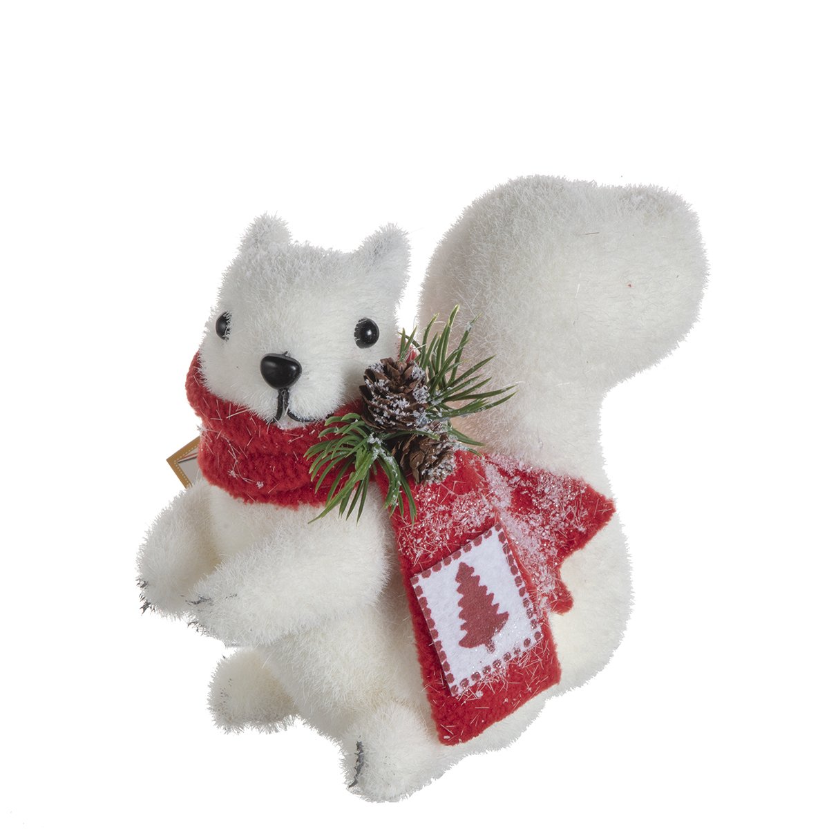 Lot de 3 figurines déco de Noël ours, écureuil et renard - 2707 Lot de 3 figurines déco de Noël ours, écureuil et renard - 2707