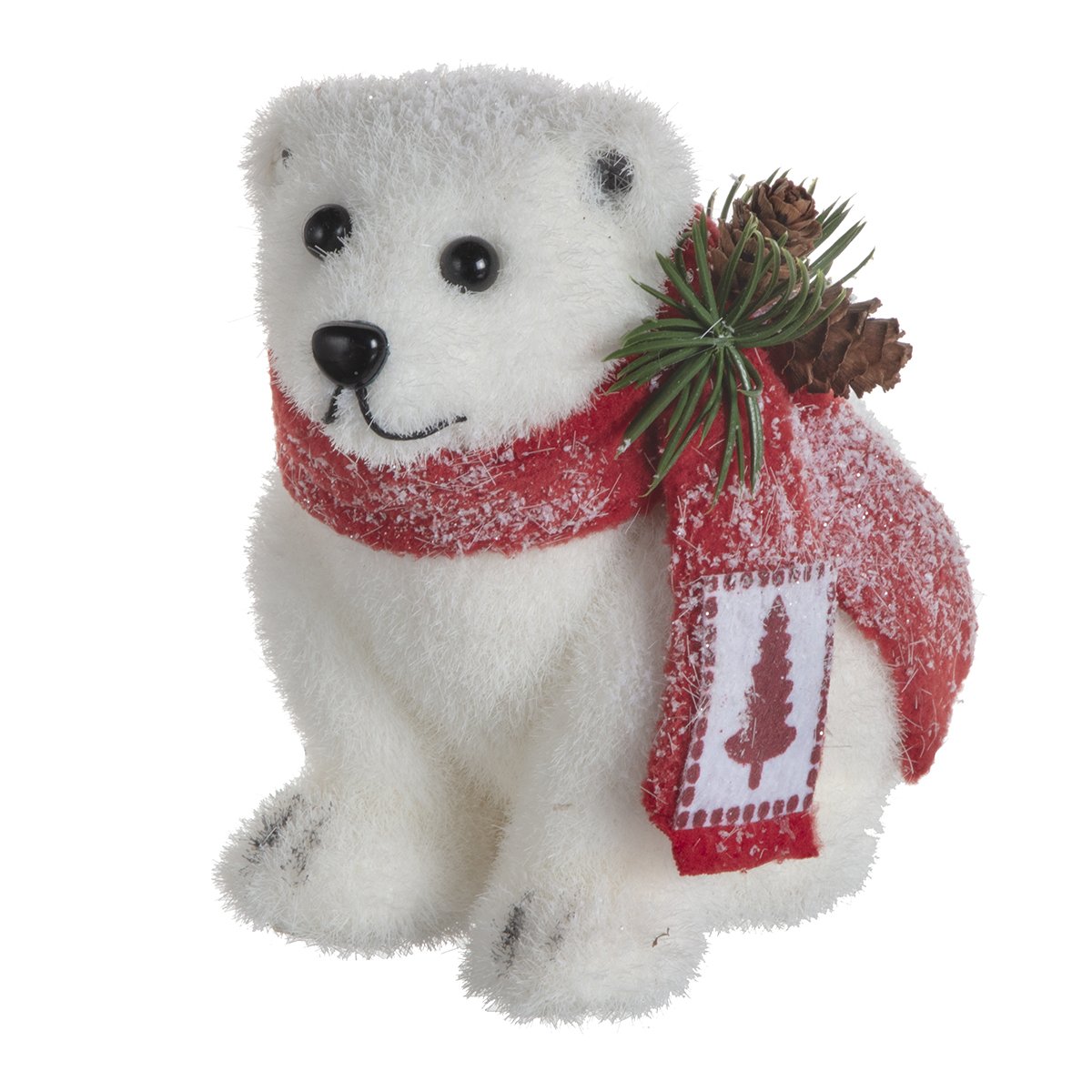 Lot de 3 figurines déco de Noël ours, écureuil et renard - 2707 Lot de 3 figurines déco de Noël ours, écureuil et renard - 2707