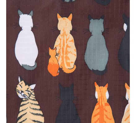 Chariot De Course 6 Roues Coloris Marron Avec Motif Chats 43l 1186 Chariot De Course 6 Roues Coloris Marron Avec Motif Chats 43l 1186