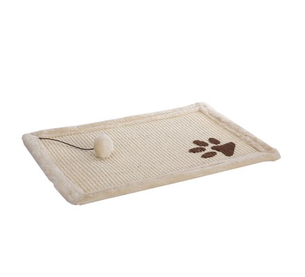 Tapis Griffoir Pour Chat Antiderapant Avec Balle 50x34cm 2341 Tapis Griffoir Pour Chat Antiderapant Avec Balle 50x34cm 2341