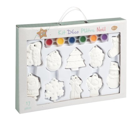 Kit Decoration Pour Sapin De Noel Sujets En Platre A Peindre 2666