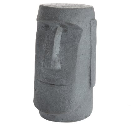 Statue Tete Moai Ile De Paques En Resine Interieur Exterieur 2861
