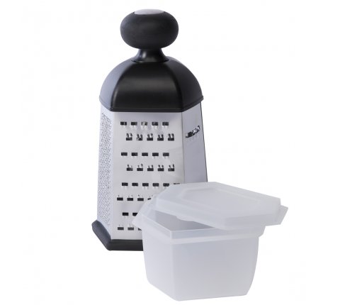 Râpe manuelle 6 faces en inox avec | Wedestock - 1775