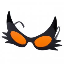 Lunettes Halloween noires et oranges