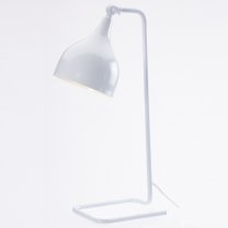 Lampe à poser design filaire en métal blanc H49cm