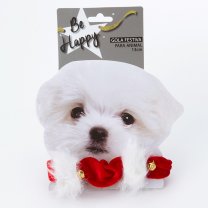 Collier de Noël pour chien ou chat petite taille élastique avec clochette