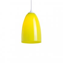 Suspension OGIVE COLORS en verre - Anis