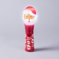 Jouet lampe Led forme père noël avec jeux de lumières tournoyantes